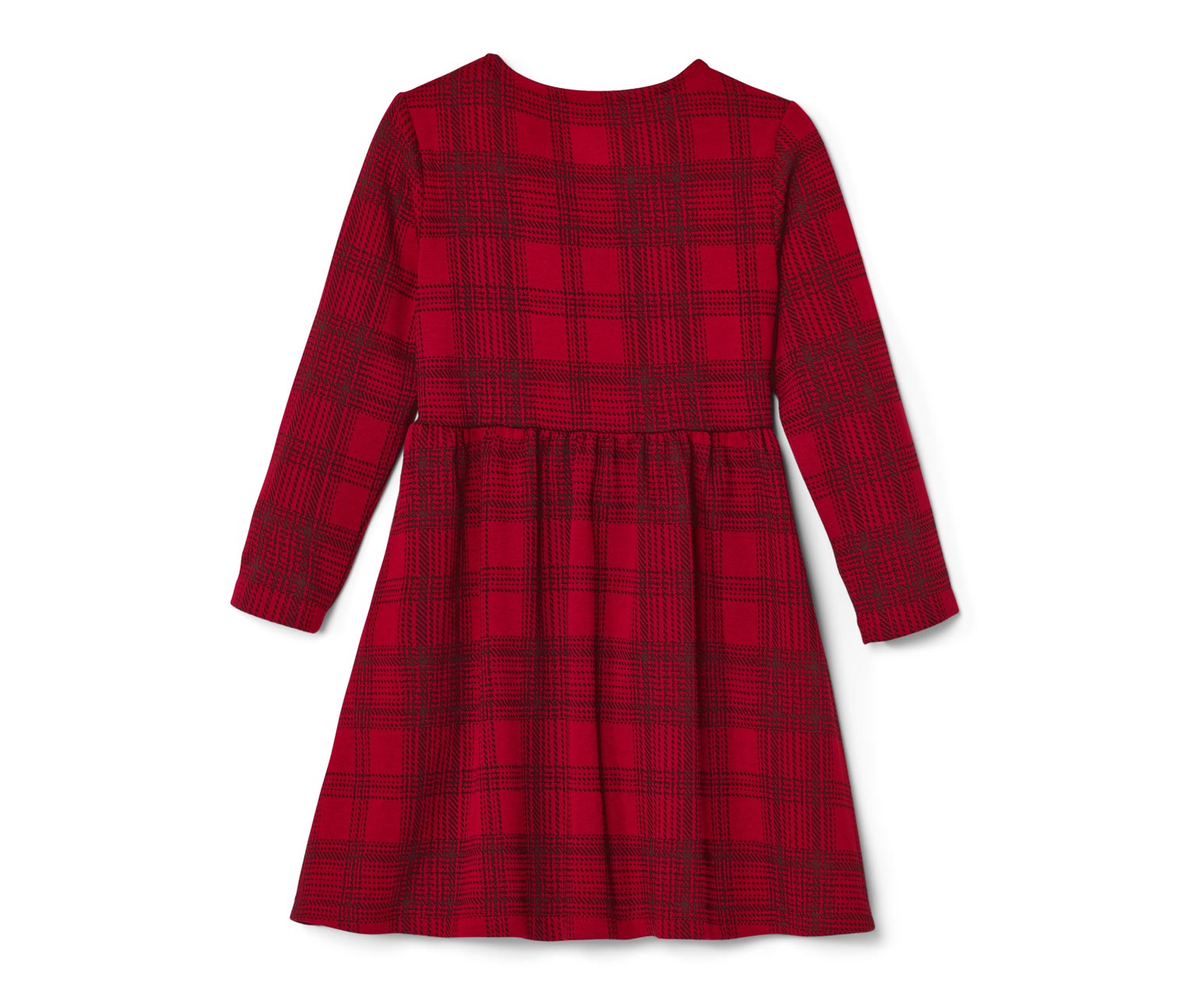 Thumbnail - Tchibo - Kinder-Jersey-Kleid - Mädchen - Gr. 98/104 - schwarz/kariert