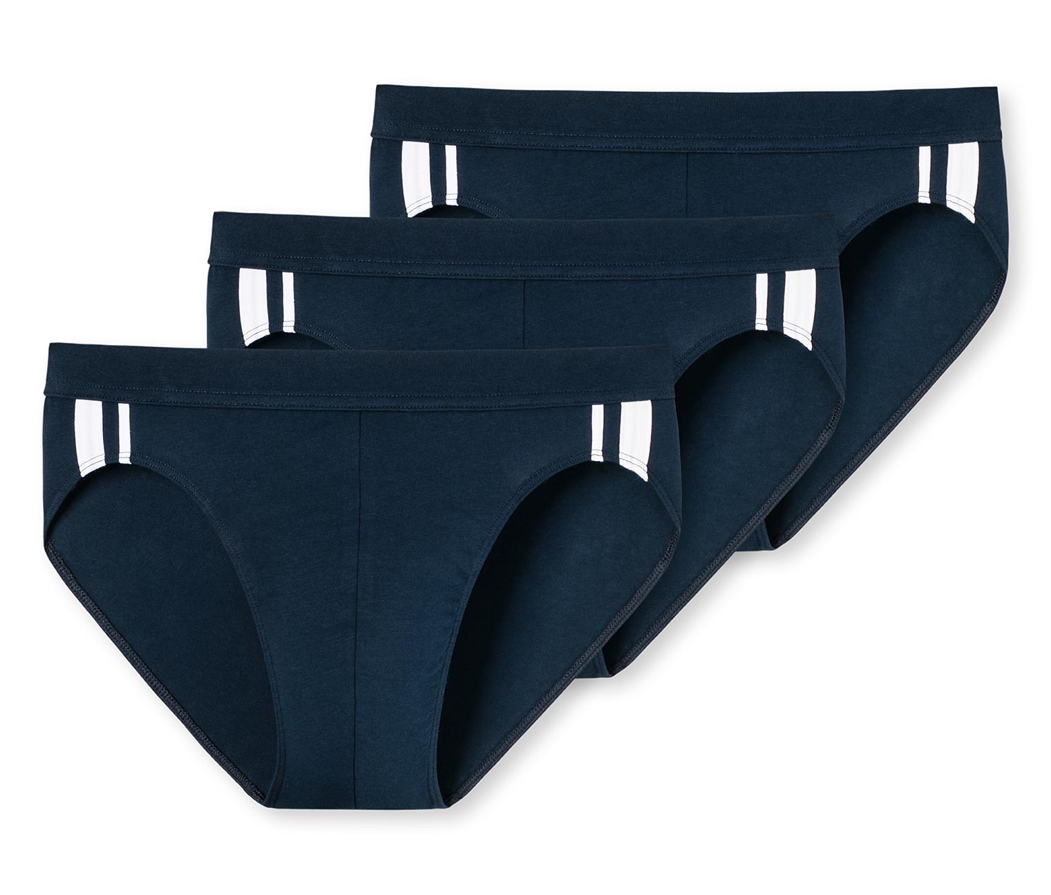 Thumbnail - 3 Schiesser Slips - Herren - Gr. Xxl/8 - dunkelblau