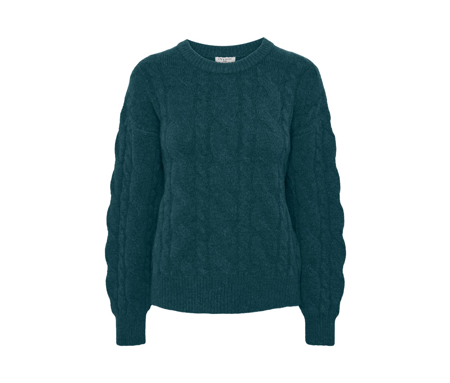 Thumbnail - Tchibo - Strickpullover - Damen - Gr. S - petrol