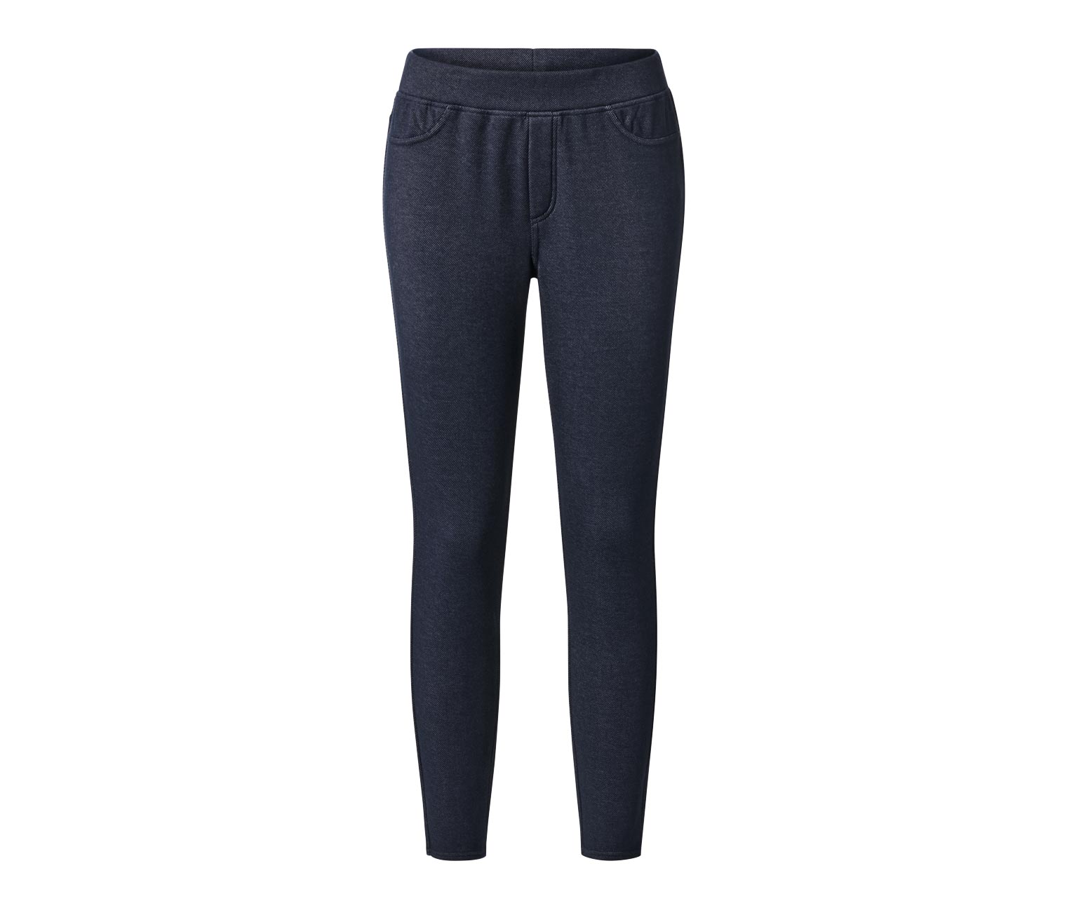 Thumbnail - Tchibo - Gefütterte Leggings in Jeansoptik - Damen - Gr. L - dunkelblau