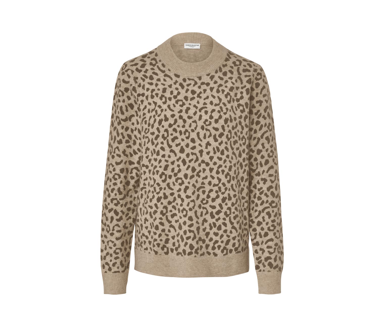 Thumbnail - Tchibo - Bedruckter Strickpullover - Damen - Gr. XL - beige/print