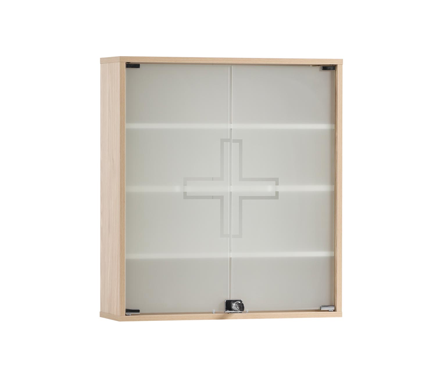 Thumbnail - Tchibo - Medikamentenschrank »Wido« - 64x19,6x71cm - braun - Holz / Glas / Metall