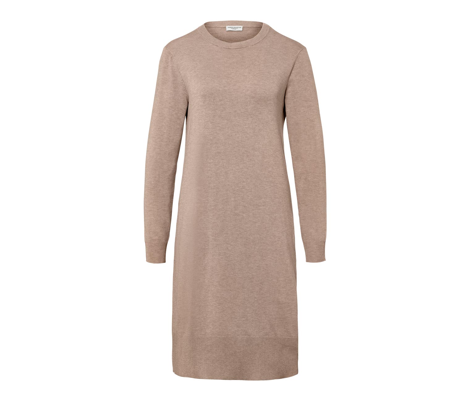 Thumbnail - Tchibo - Feinstrickkleid - Damen - Gr. L - beige