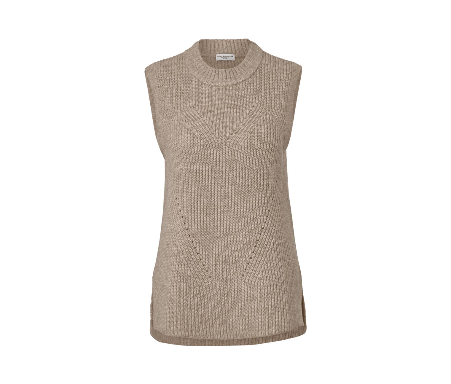 Thumbnail - Tchibo - Strick-Pullunder - Damen - Gr. XL - beige