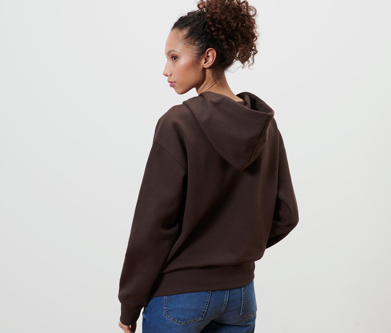 Thumbnail - Tchibo - Hoodie - Damen - Gr. M - dunkelbraun