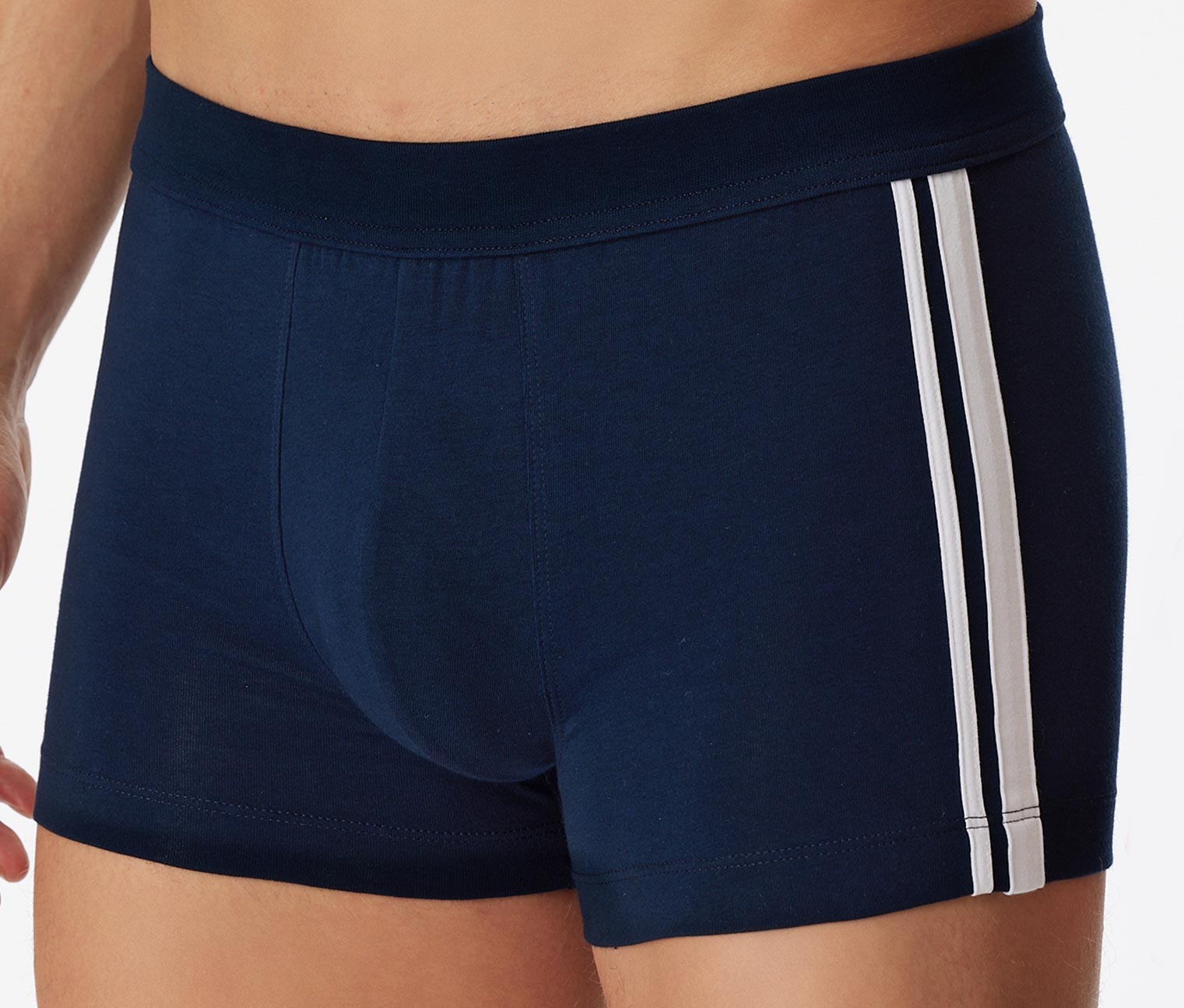 Thumbnail - 3 Schiesser Shorts - Herren - Gr. S/4 - dunkelblau