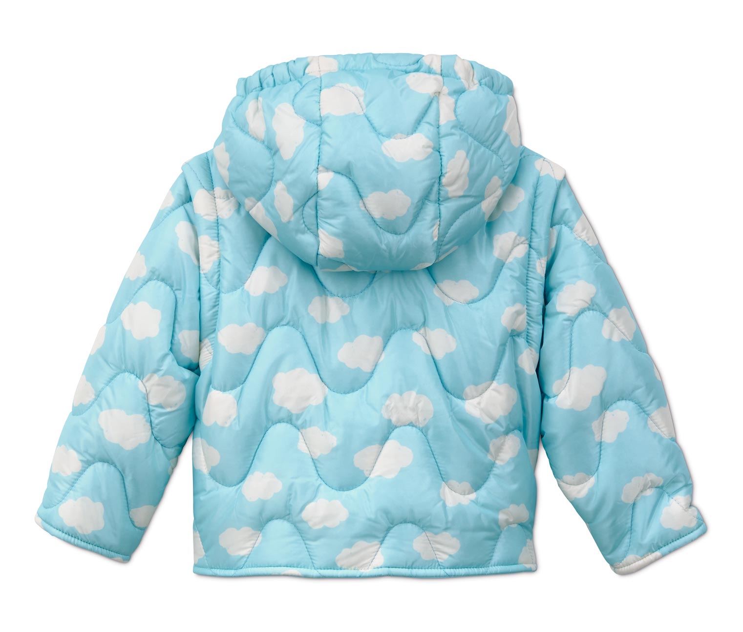 Thumbnail - Tchibo - Steppjacke aus recyceltem Material - Herren - Gr. 98/104 - hellblau/print
