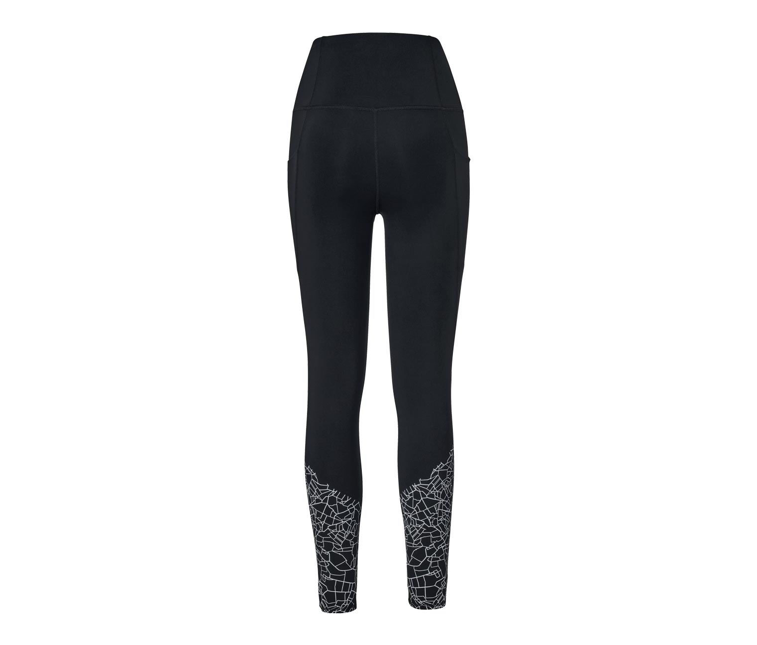 Thumbnail - Tchibo - Sporttight - Damen - Gr. XXL - silber/print