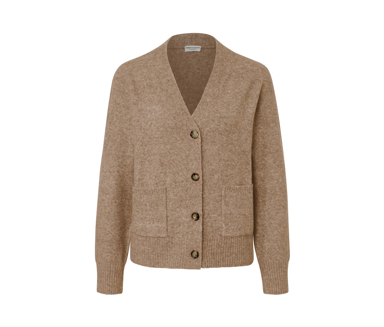 Thumbnail - Tchibo - Strickjacke mit Wolle - Damen - Gr. S - braun