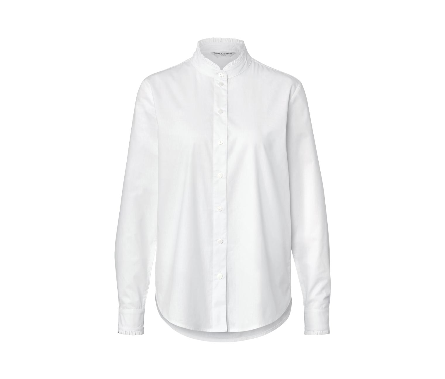 Thumbnail - Tchibo - Bluse mit Rüschendetail - Damen - Gr. 48 - weiß