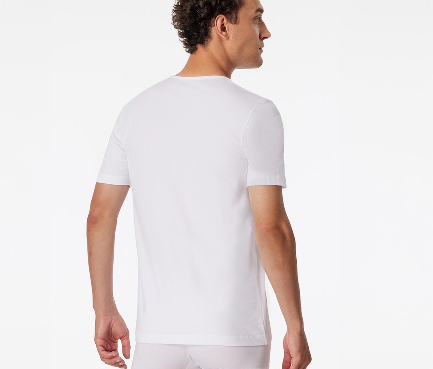 Thumbnail - 2 Schiesser T-Shirts mit Bio-Baumwolle - Herren - Gr. Xxl/8 - weiß