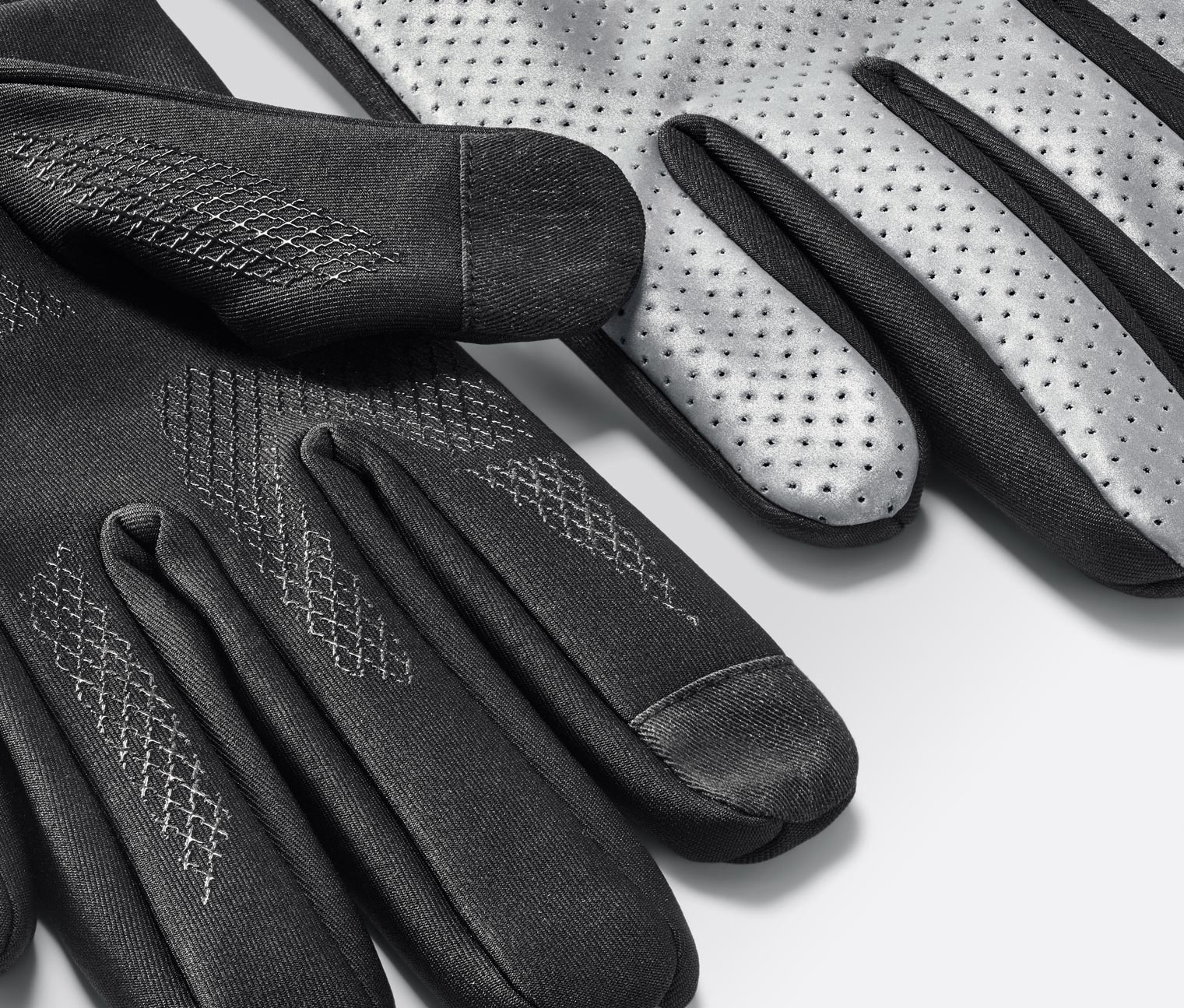 Thumbnail - Tchibo - Windprotection-Handschuhe - Herren - Gr. 9,5 - silber