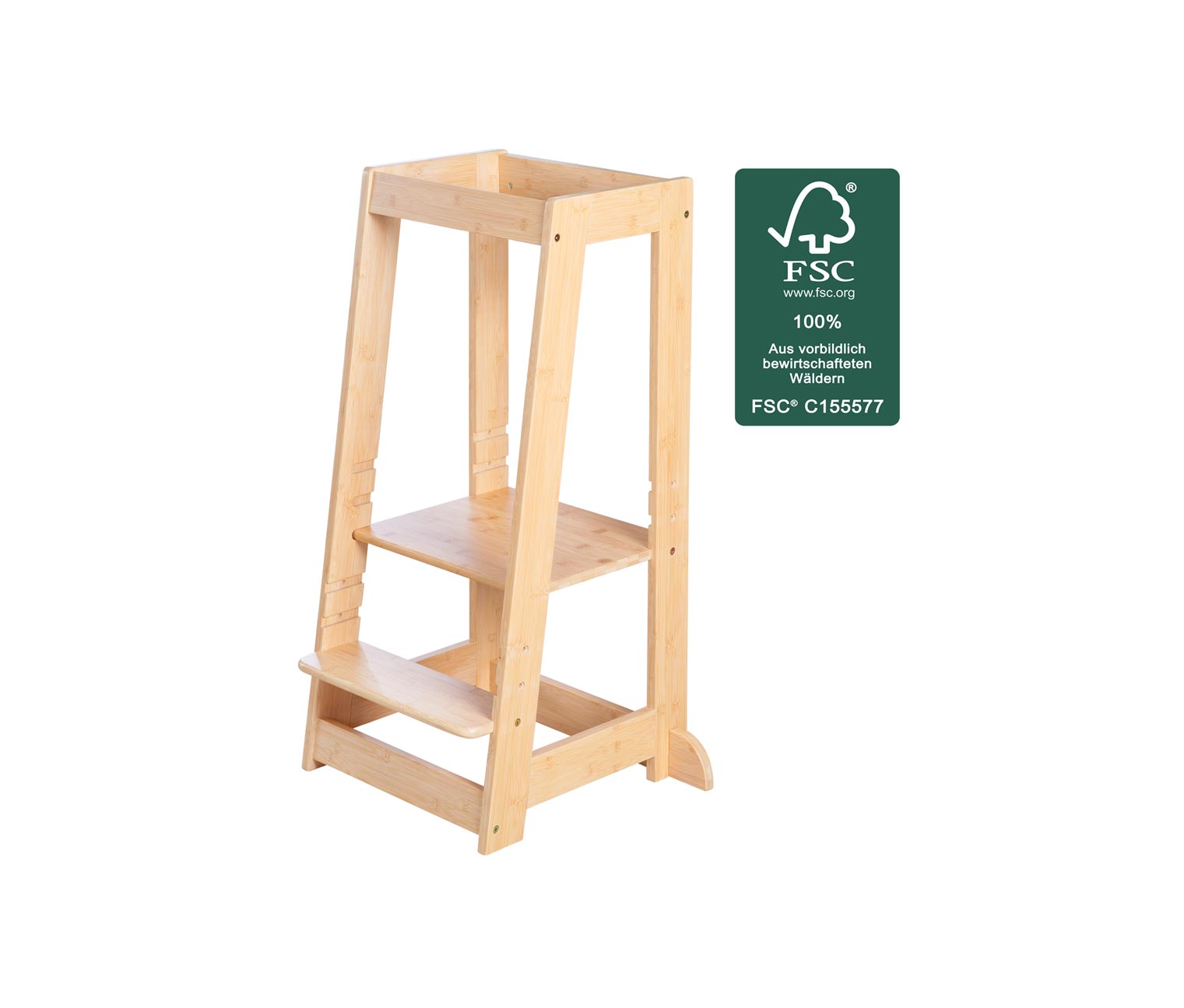 Thumbnail - roba Lernturm - 54x43,5x88cm - braun - Holz