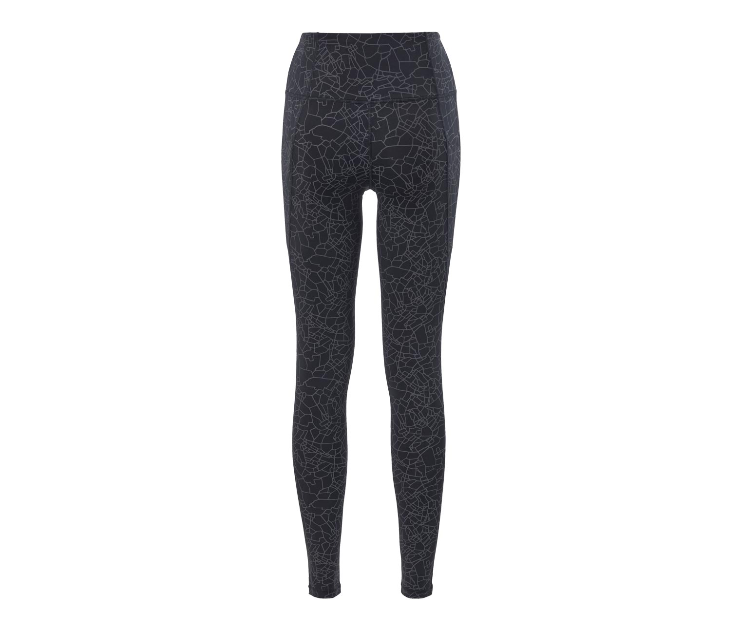 Thumbnail - Tchibo - Sporttight - Damen - Gr. L - schwarz/print