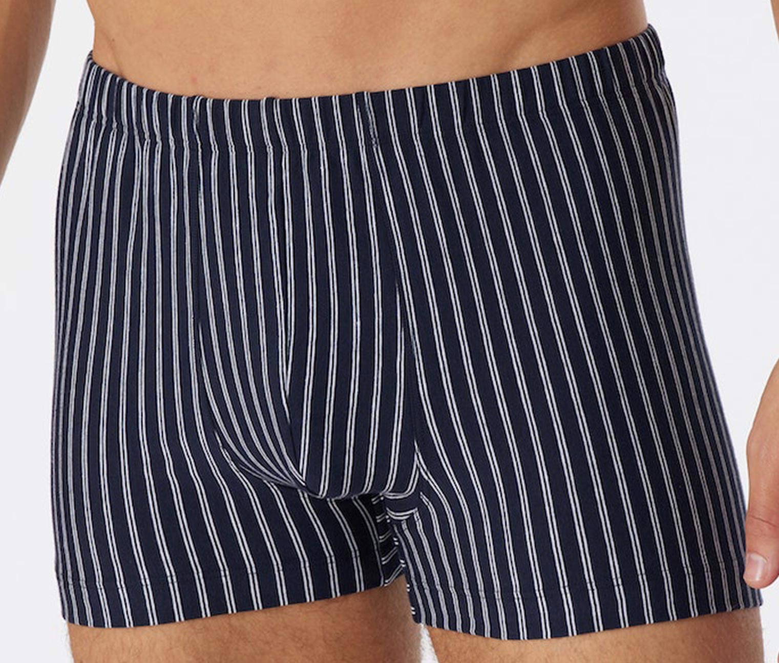 Thumbnail - Schiesser Shorts mit Bio-Baumwolle - Herren - Gr. L/6 - dunkelblau