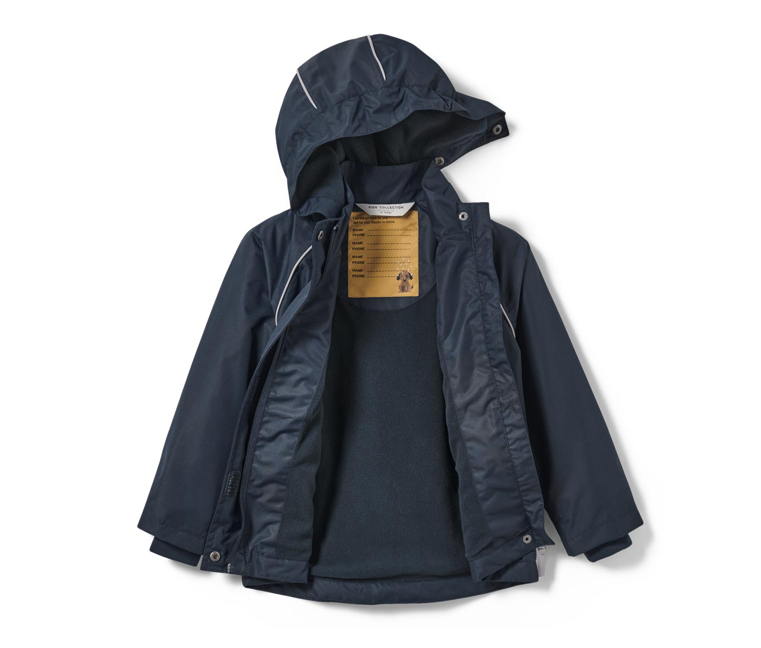 Thumbnail - Tchibo - Kinder-Thermo-Regenjacke - Herren - Gr. 110/116 - dunkelblau
