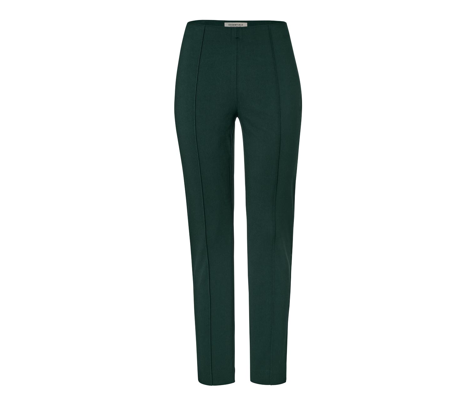 Thumbnail - Tchibo - Stretchhose mit Biese - Damen - Gr. 38 - dunkelgrün