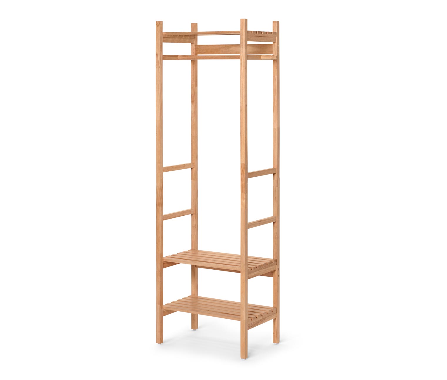 Thumbnail - Tchibo - Standgarderobe mit Ablageflächen - 60x40x187,5cm - naturfarben - Holz
