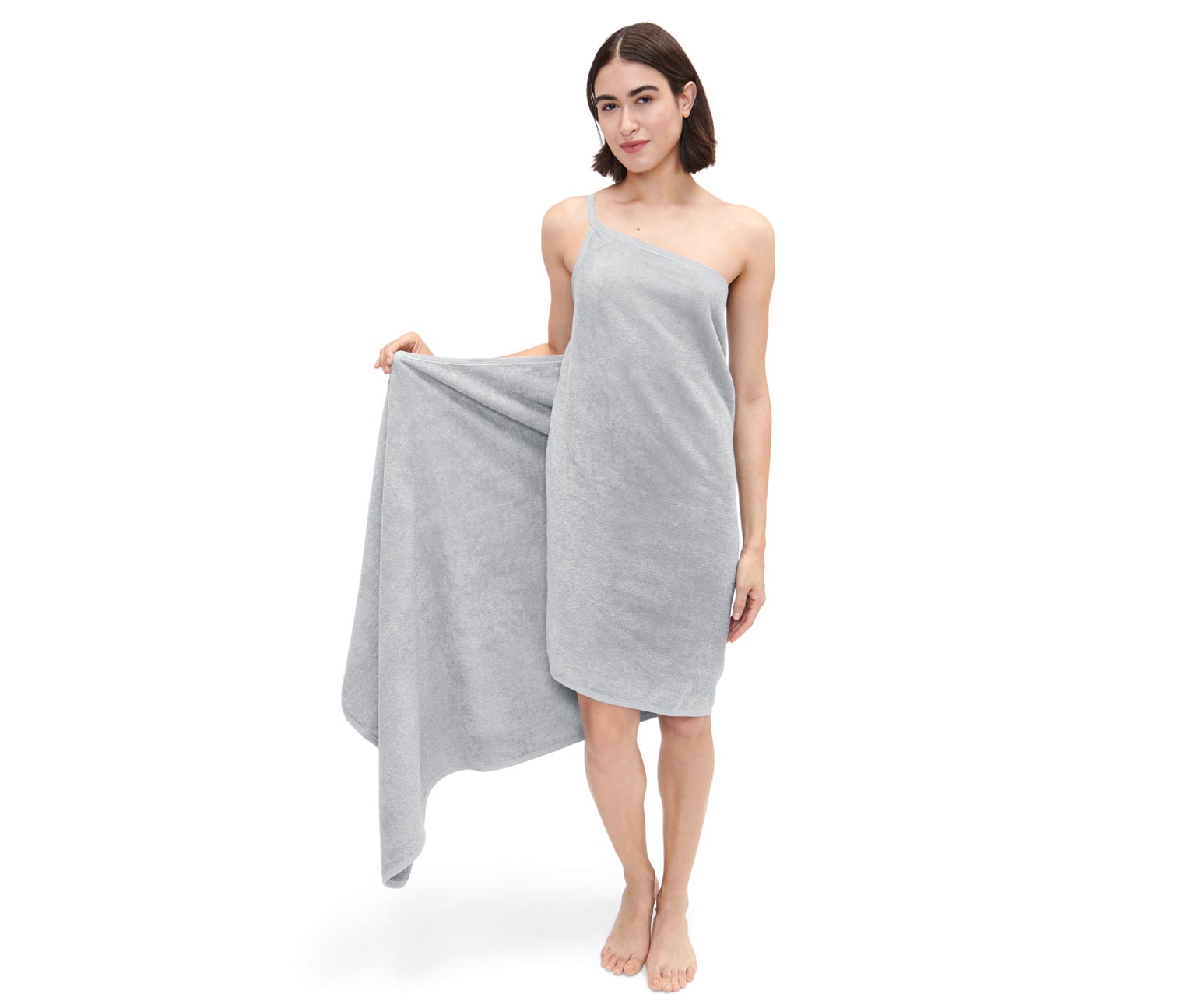Thumbnail - Tchibo - Handtuch-Kleid - grau