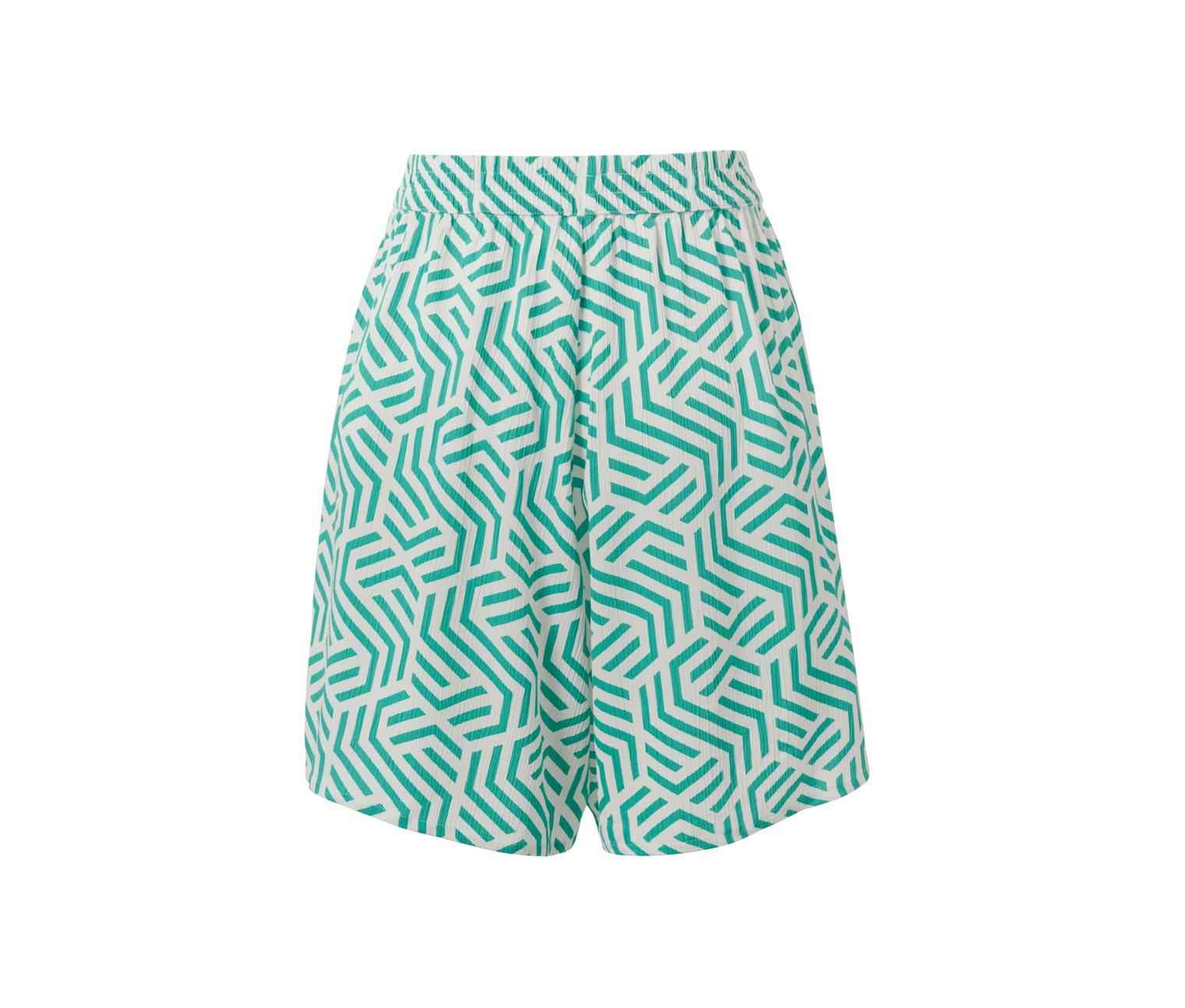 Thumbnail - Tchibo - Bedruckte Webshorts - Damen - Gr. 38 - creme/print