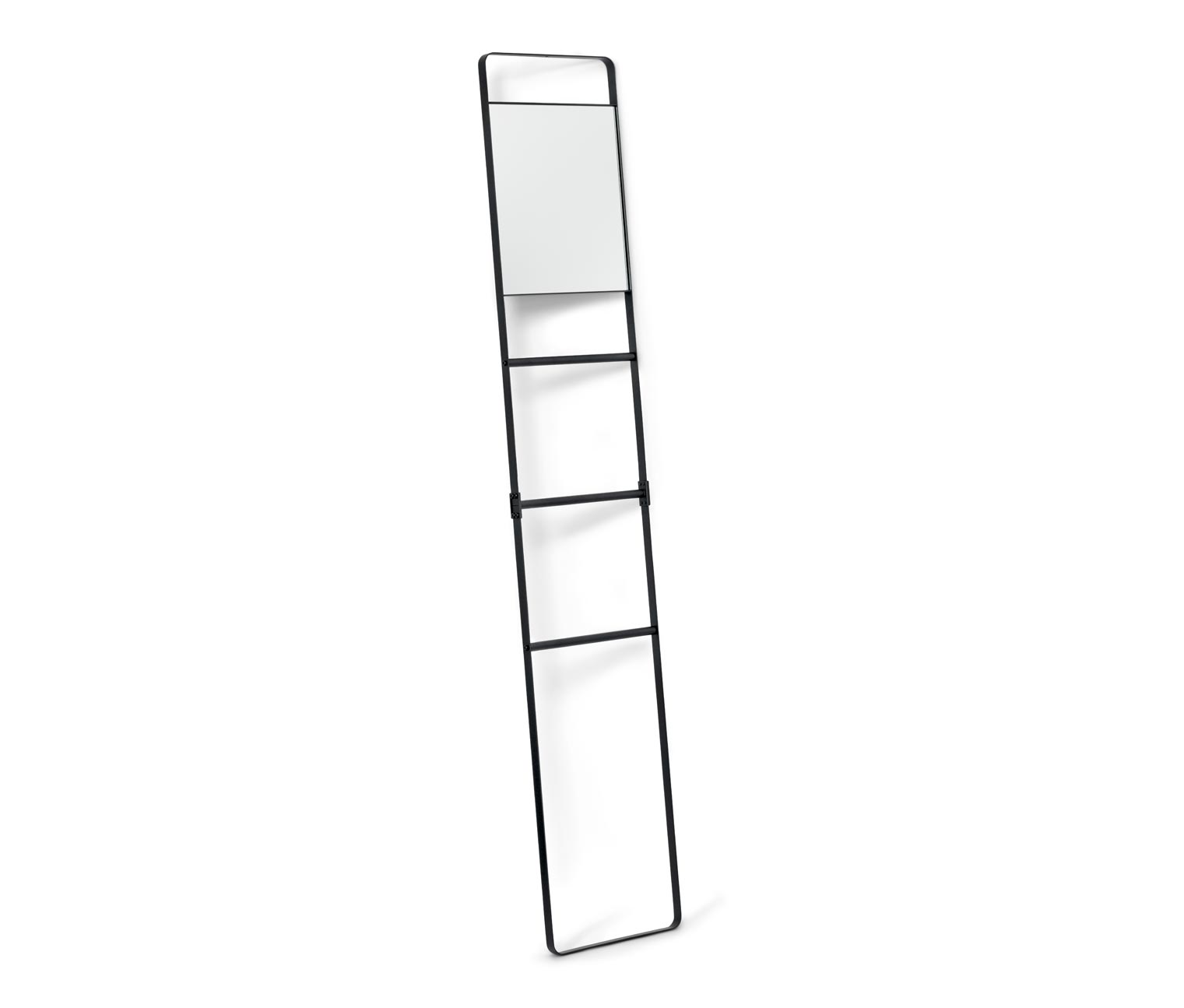 Thumbnail - Tchibo - Handtuchleiter mit Spiegel - 35x2,5x190cm - schwarz - Stahl / Glas / Edelstahl