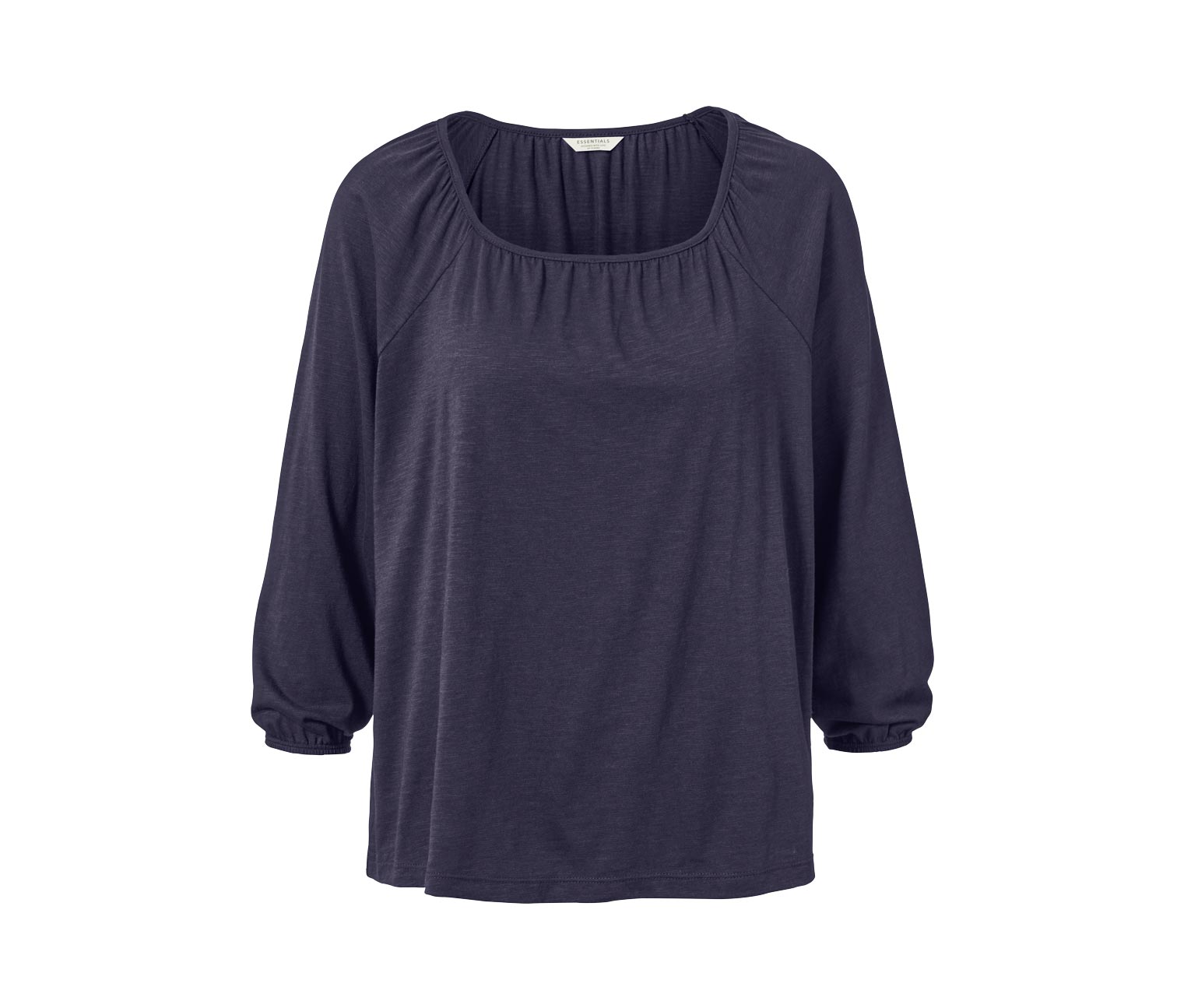Thumbnail - Tchibo - Blusenshirt mit 3/4-Arm - Damen - Gr. S - dunkelblau