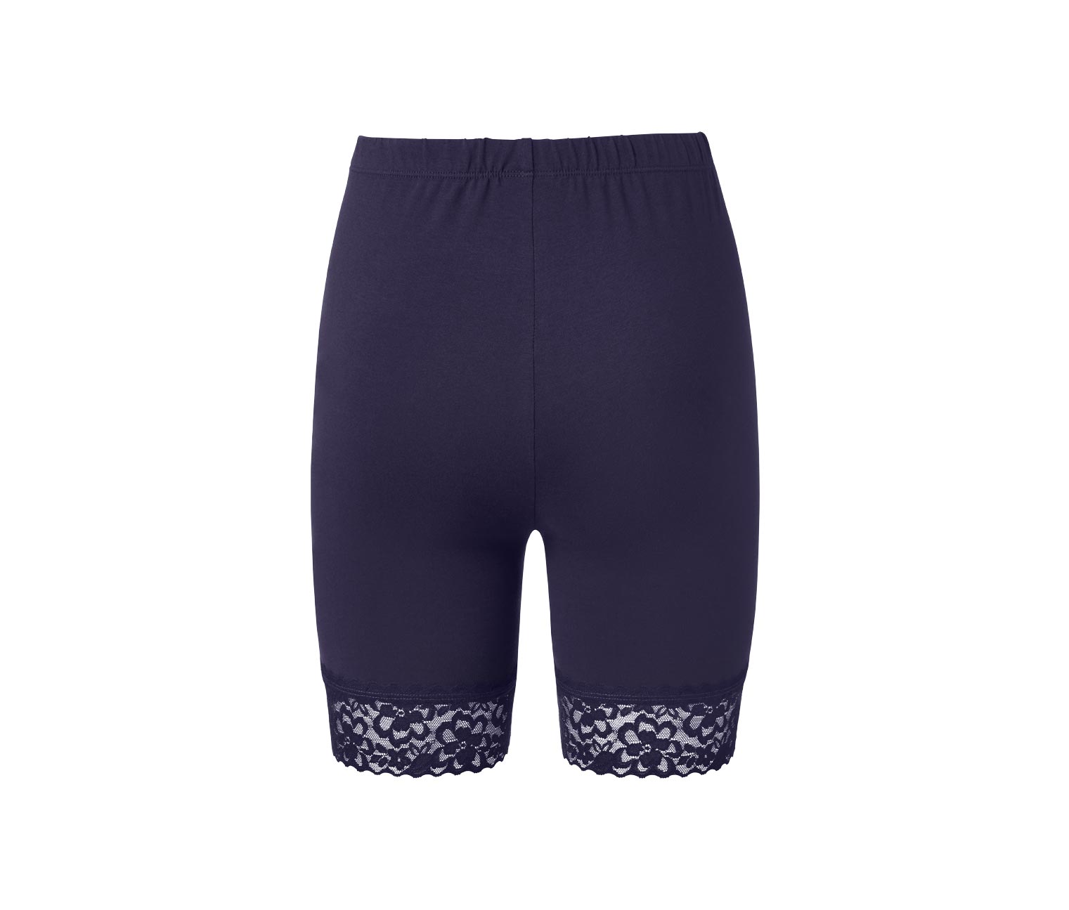 Thumbnail - Tchibo - Radlershorts mit Spitzenborte - Damen - Gr. S - dunkelblau