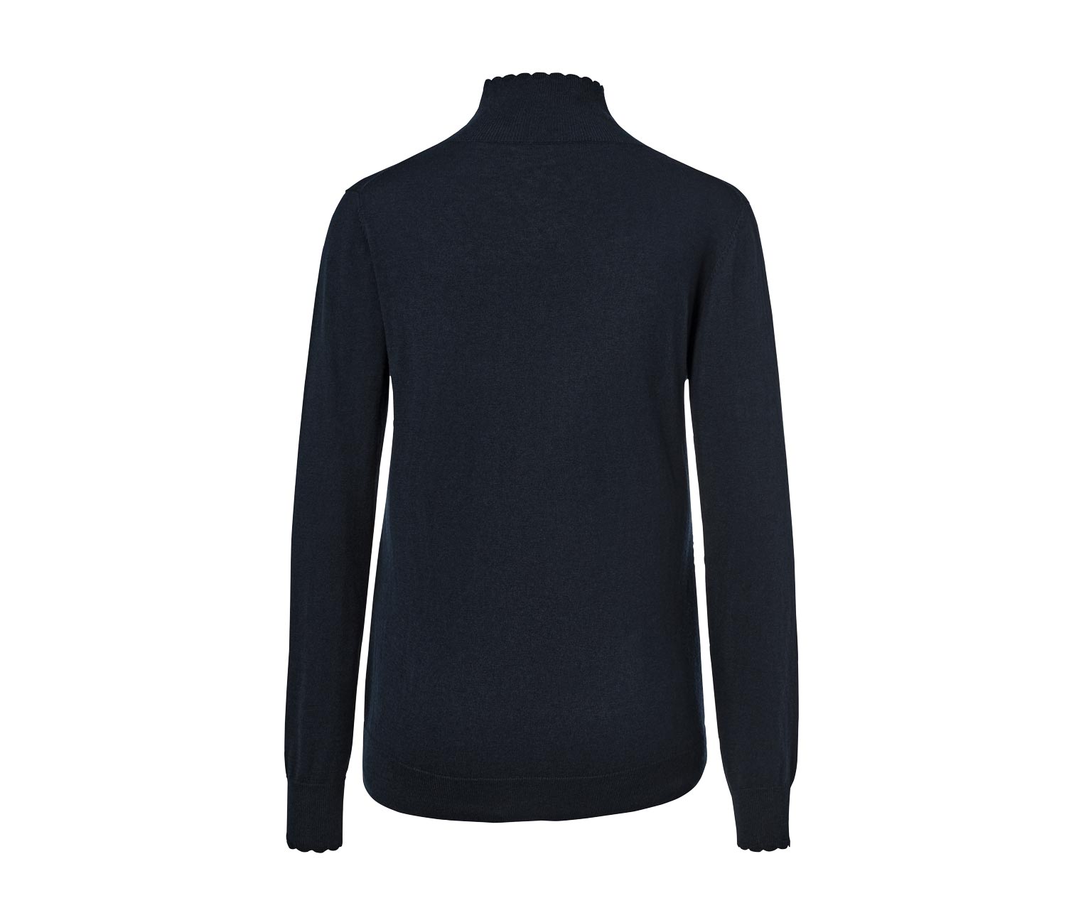 Thumbnail - Tchibo - Strickpullover mit Stehkragen - Damen - Gr. L - dunkelblau