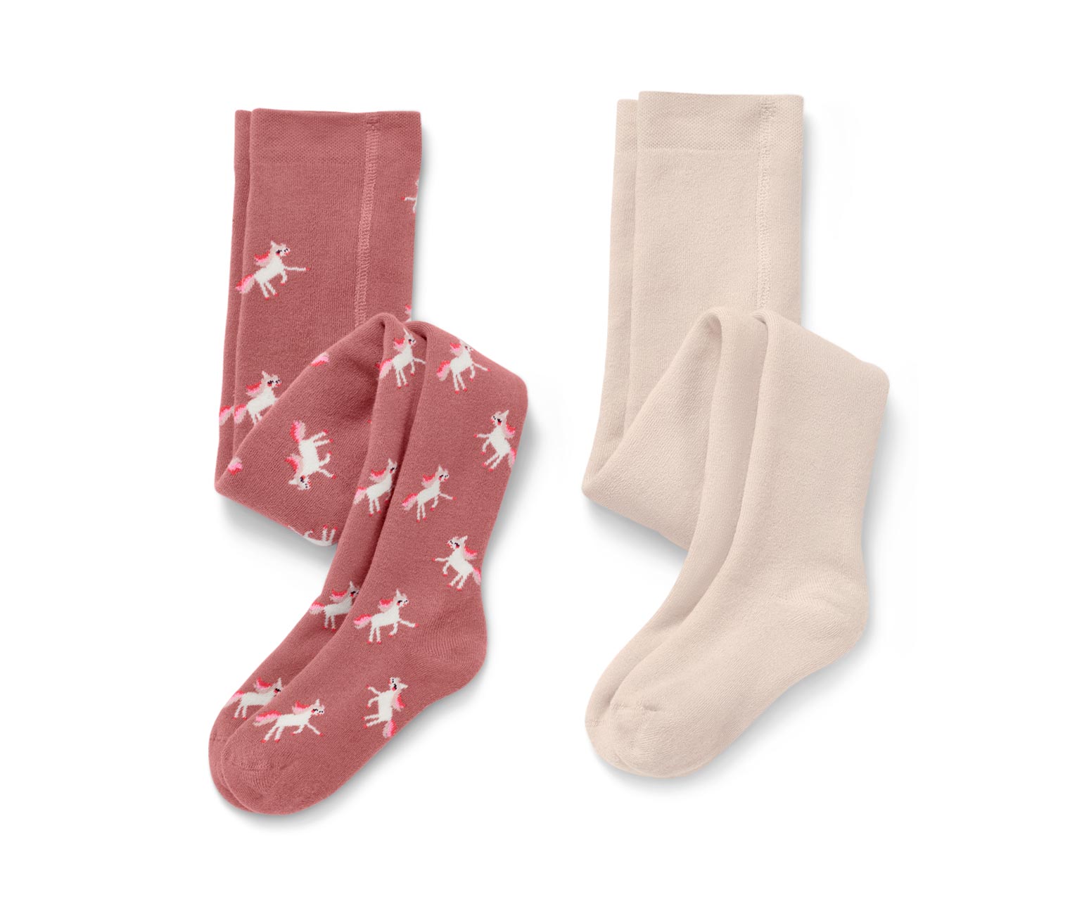 Thumbnail - Tchibo - 2 Kinder-Thermostrumpfhosen - Newborn - Gr. 50/56 - rosa
