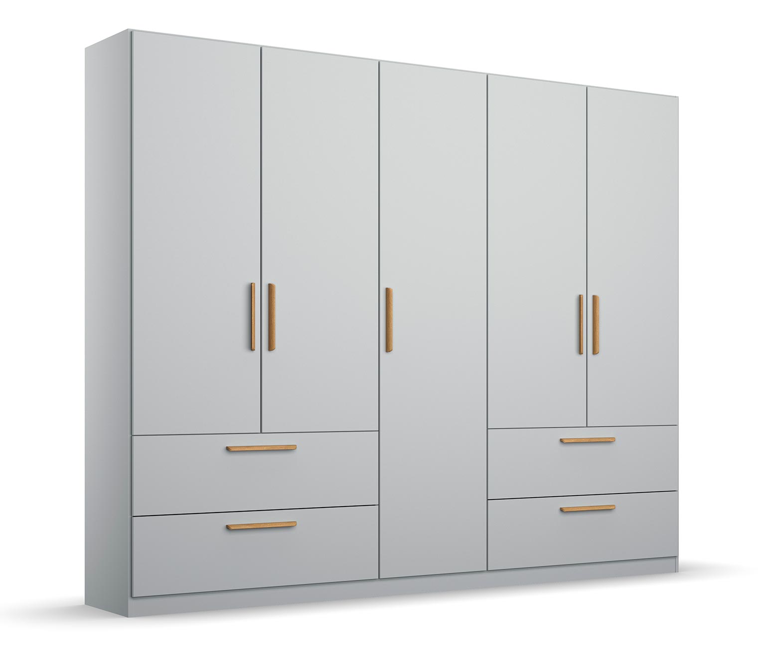 Thumbnail - rauch Drehtürenschrank »Skandi« - 226x54x210cm - braun - Holz