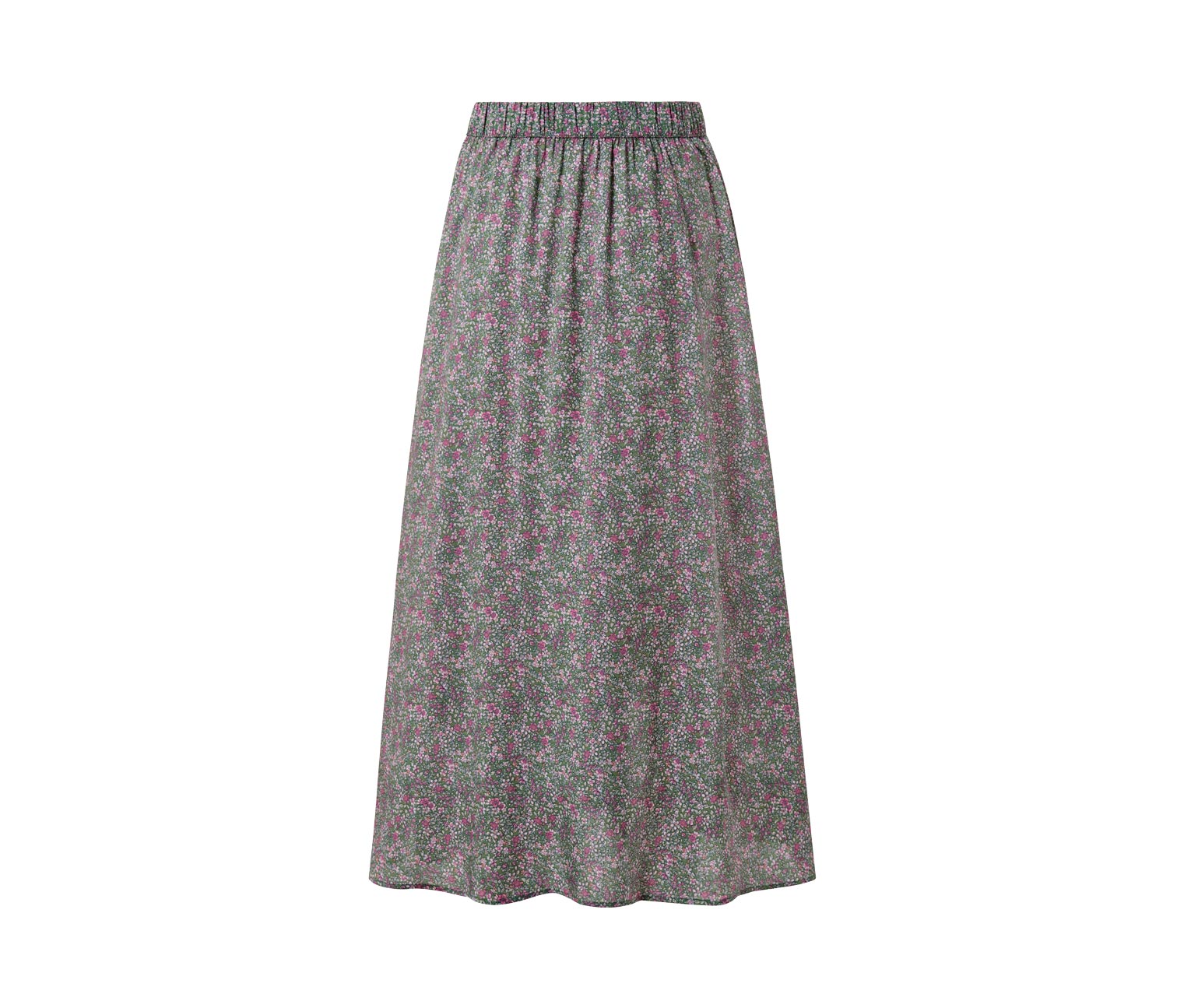 Thumbnail - Tchibo - Floraler Midi-Rock - Damen - Gr. 42 - mehrfarbig/geblümt
