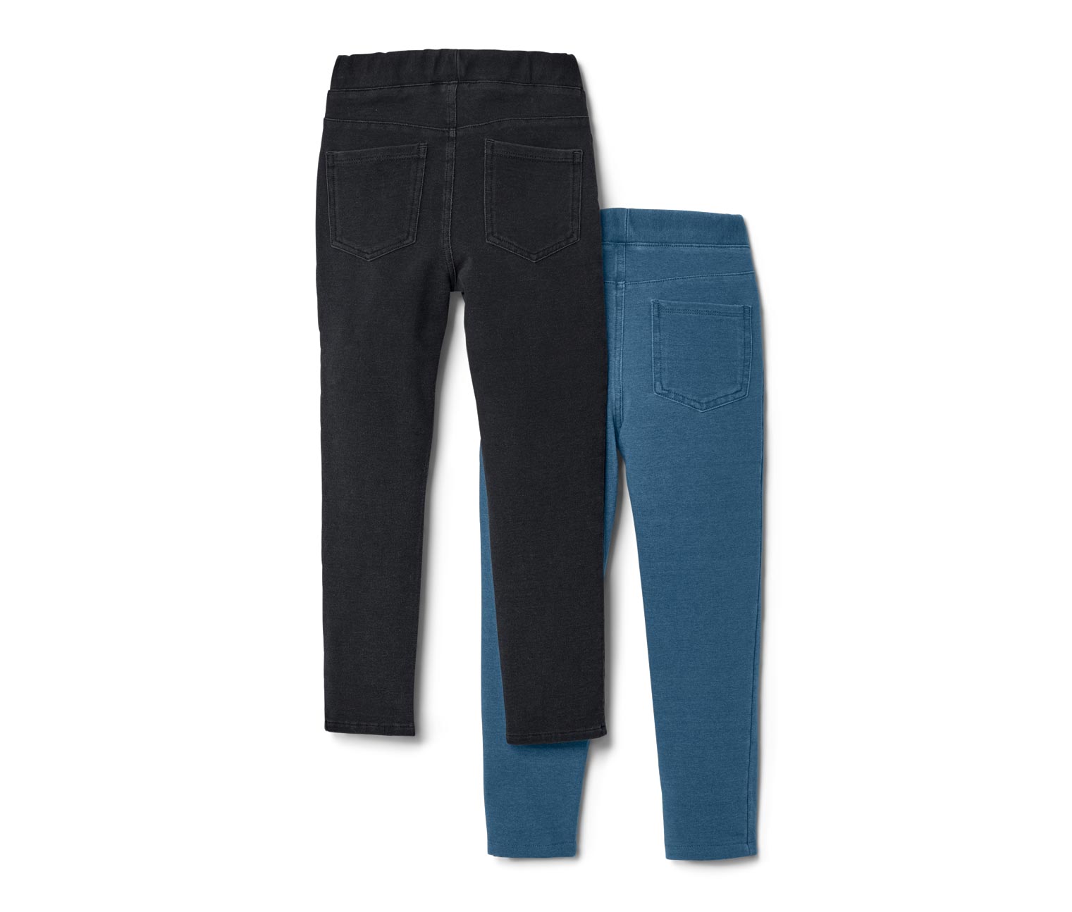 Thumbnail - Tchibo - 2 Kinder-Jeggings – Fit »Mia« - Mädchen - Gr. 86/92 - schwarz
