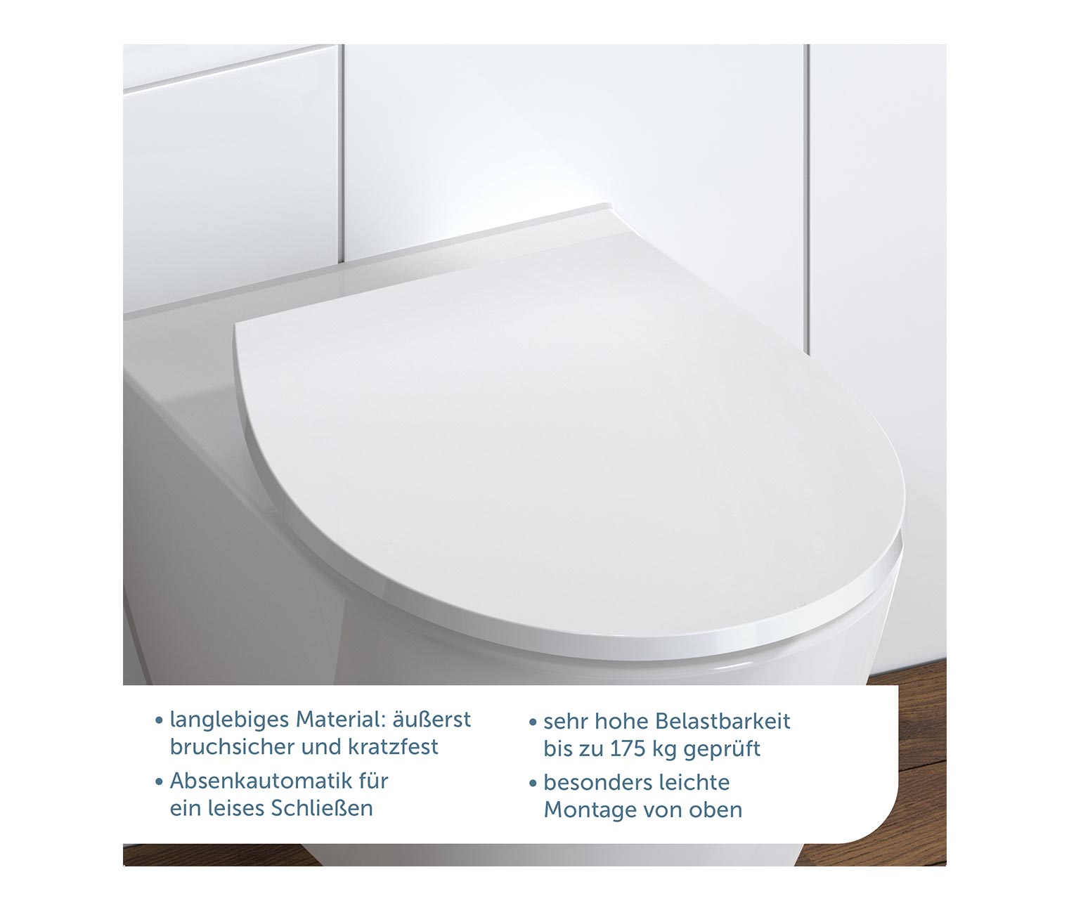 SCHÜTTE Duroplast WC-Sitz mit LED Nachtlicht online bestellen bei Tchibo  678038 | WCs & Toiletten