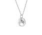 Kette, 925 Silber, mit Pferdeanhänger