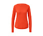 Langarm-Sportshirt, orange