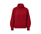 Grobstrick-Pullover mit Rollkragen