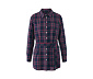 Karierte Longbluse aus Baumwoll-Flanell