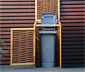 Mülltonnenbox, Weide, 1x 120 l