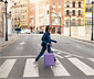 American Tourister Hartschalen-Koffer »Soundbox« Spinner 55/20 TSA EXP, lavender