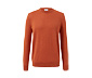 Merinopullover, orange