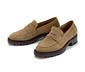 Veloursleder-Loafer