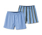 2 Web-Boxershorts, gestreift
