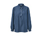 Jeansbluse mit Puffärmeln