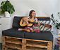 Voggenreiter Kindergitarren-Set, 1/2, ab 6 J.