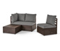 2-Sitzer-Modul mit Relax-Komfort-Kissen