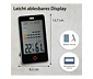 ADE Digitales Hygrometer mit Schimmelalarm, schwarz
