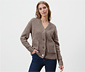 Grobstrick-Cardigan mit Wolle