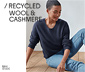 NAH/STUDIO Pullover | recycelte Wolle/ Cashmere, Navy