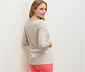 Gestreiftes Shirt mit 3/4-Arm