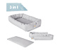 Roba 3-in1-Babylounge, grau